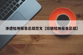 渗透检测报告总结范文【拉链检测报告总结】