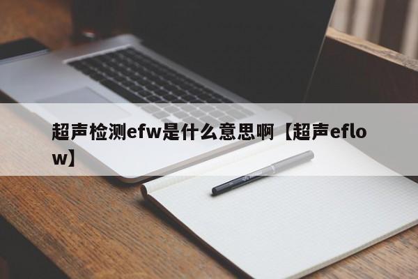 超声检测efw是什么意思啊【超声eflow】