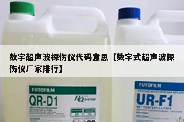 数字超声波探伤仪代码意思【数字式超声波探伤仪厂家排行】