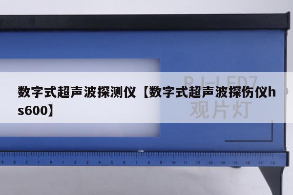 数字式超声波探测仪【数字式超声波探伤仪hs600】